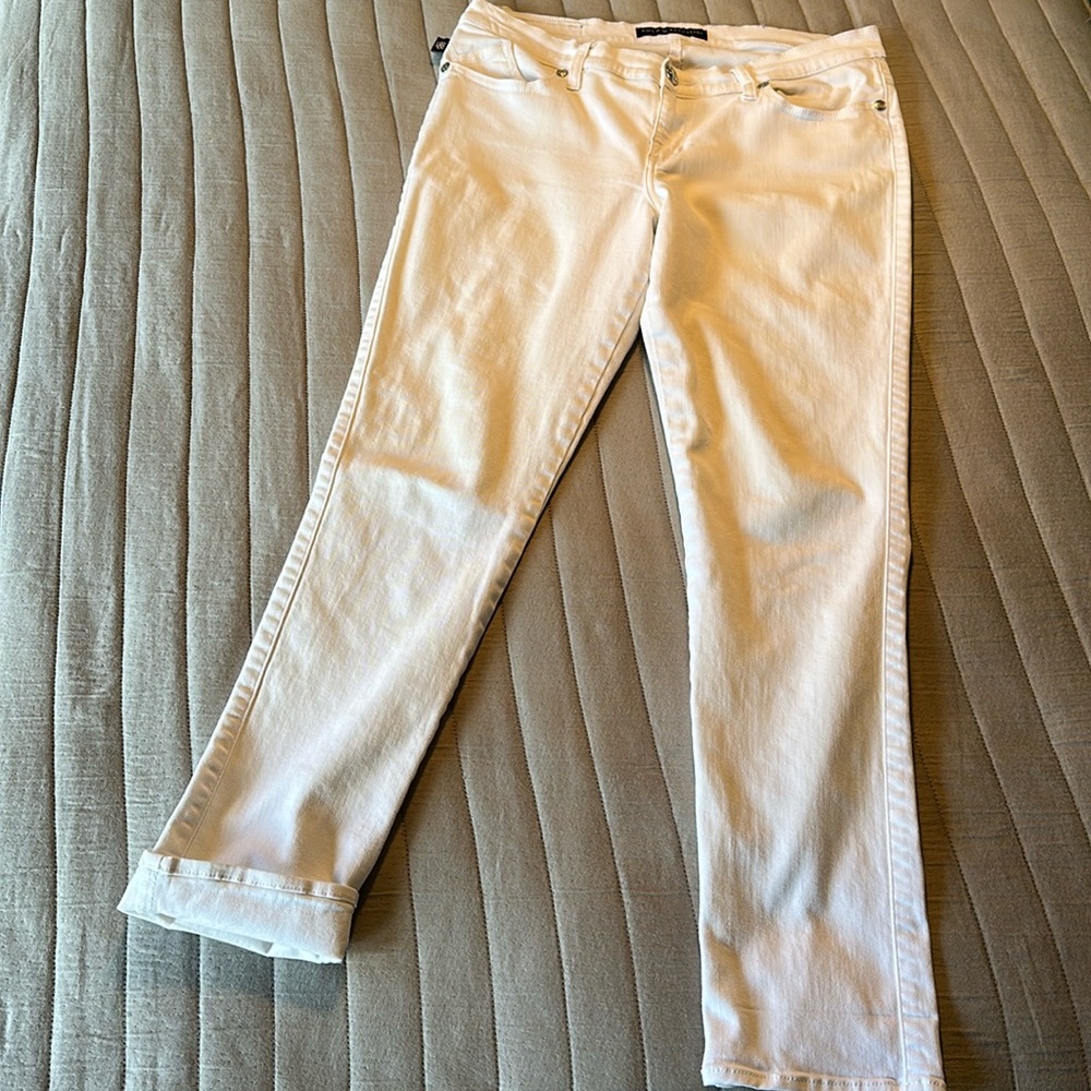 Rock & Republic white denim Jeans, size 12 - Picture 4 of 11